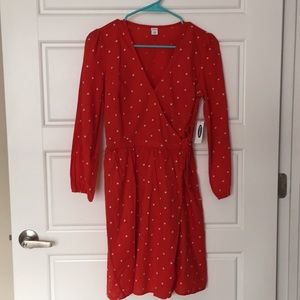 Old Navy Red dress with flowers